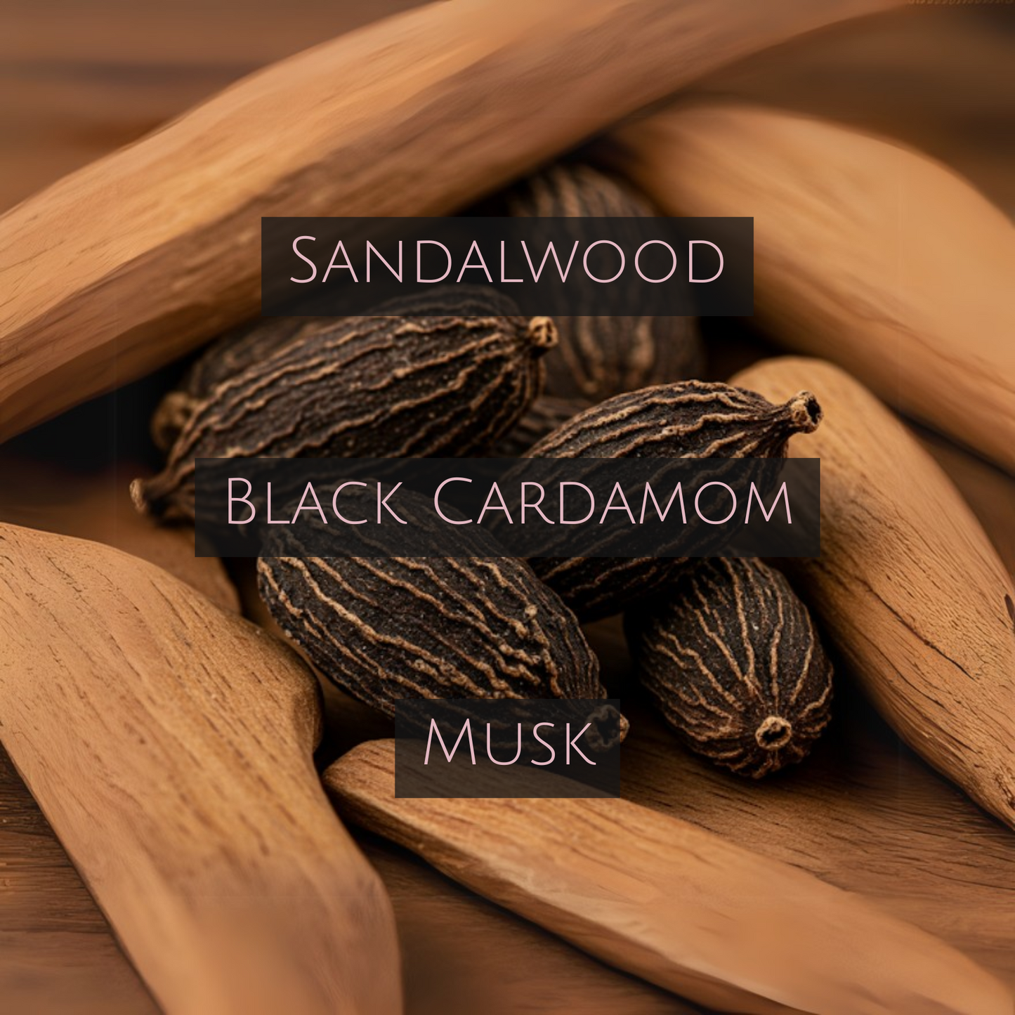SANTAL & BLACK CARDAMOM (Bronze Tin)