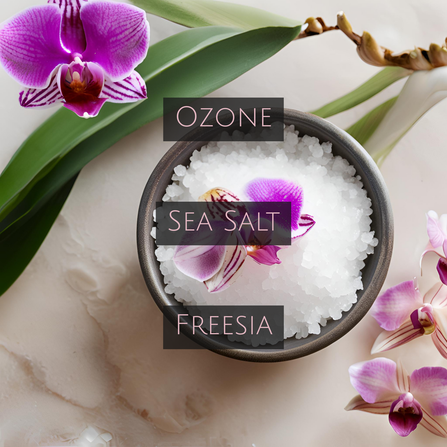 SEA SALT & ORCHID (Black Tin)