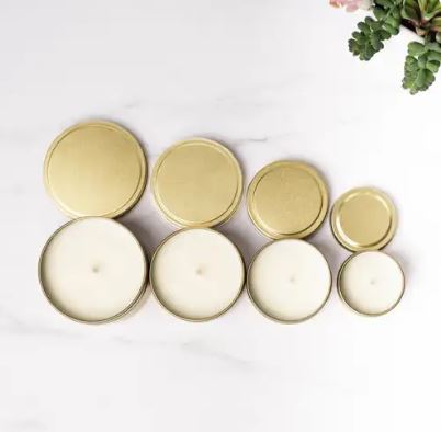 Gold Tin Candle (8oz)