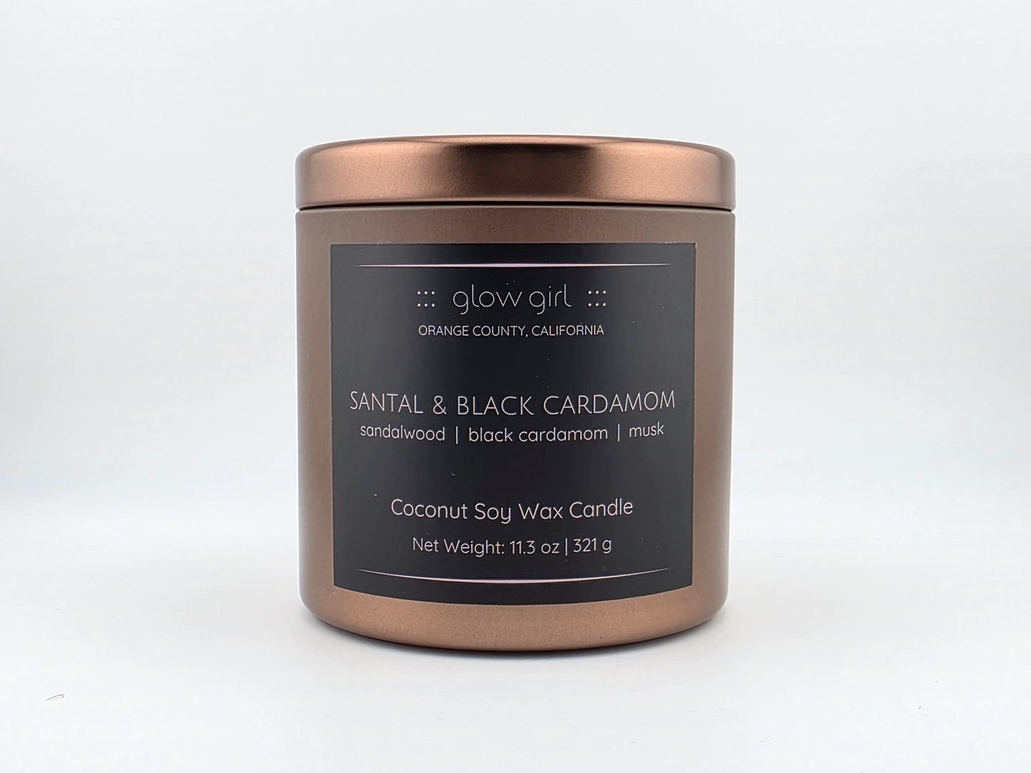 SANTAL & BLACK CARDAMOM (Bronze Tin)