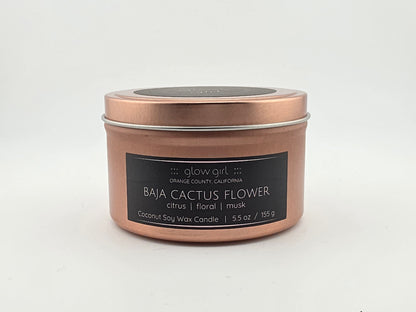BAJA CACTUS FLOWER (Rose-Gold Tin)