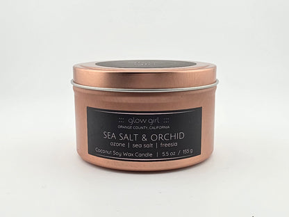SEA SALT & ORCHID (Rose-Gold Tin)