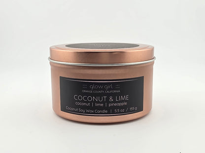 COCONUT & LIME (Rose-Gold Tin)