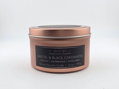 SANTAL & BLACK CARDAMOM (Rose-Gold Tin)