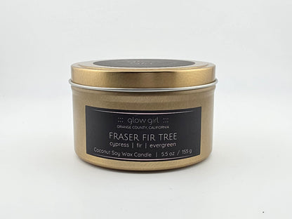 FRASER FIR TREE (Gold Tin)