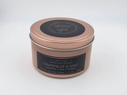 GRAPEFRUIT & MINT (Rose-Gold Tin)