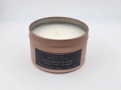 COCONUT & LIME (Rose-Gold Tin)