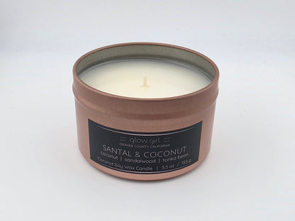 SANTAL & COCONUT (Rose-Gold Tin)