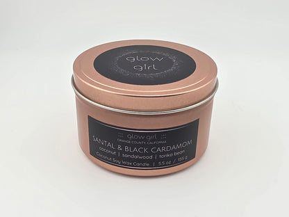 SANTAL & BLACK CARDAMOM (Rose-Gold Tin)