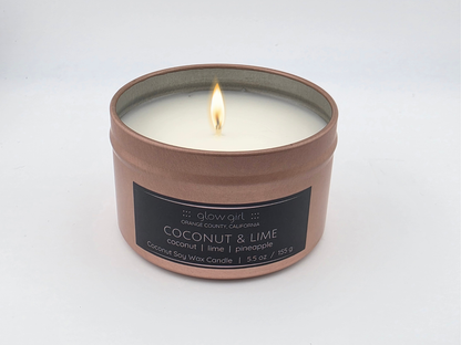 COCONUT & LIME (Rose-Gold Tin)