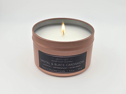 SANTAL & BLACK CARDAMOM (Rose-Gold Tin)