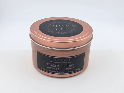 FRASER FIR TREE (Rose-Gold Tin)