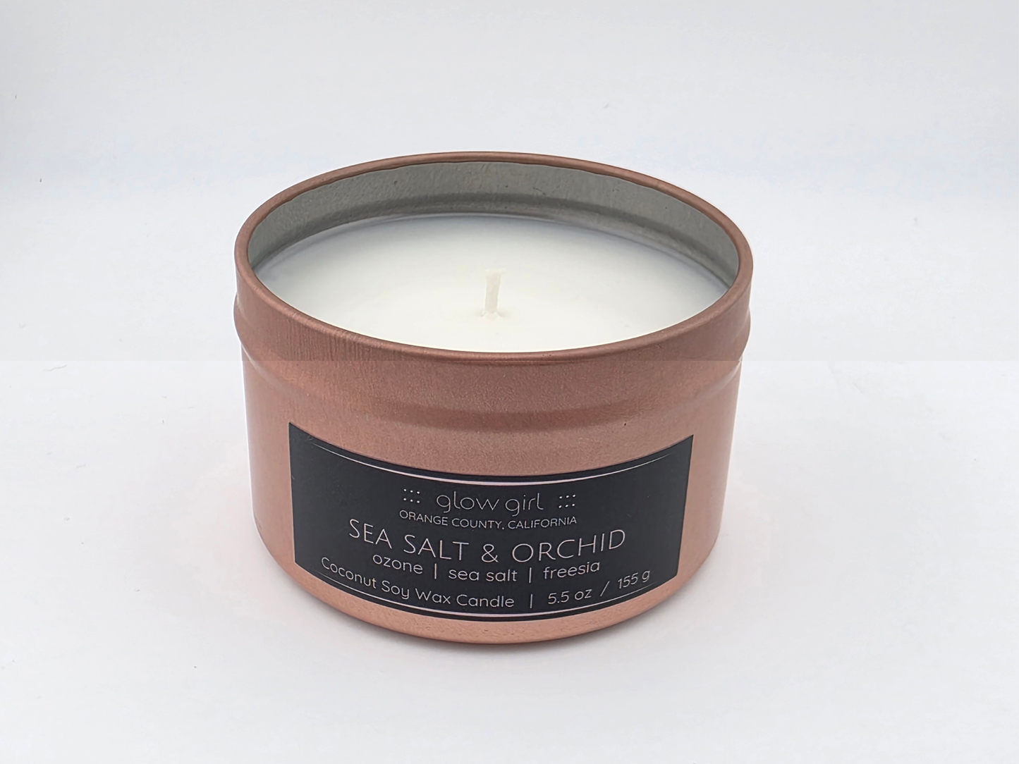 SEA SALT & ORCHID (Rose-Gold Tin)