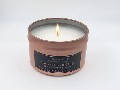 SEA SALT & ORCHID (Rose-Gold Tin)