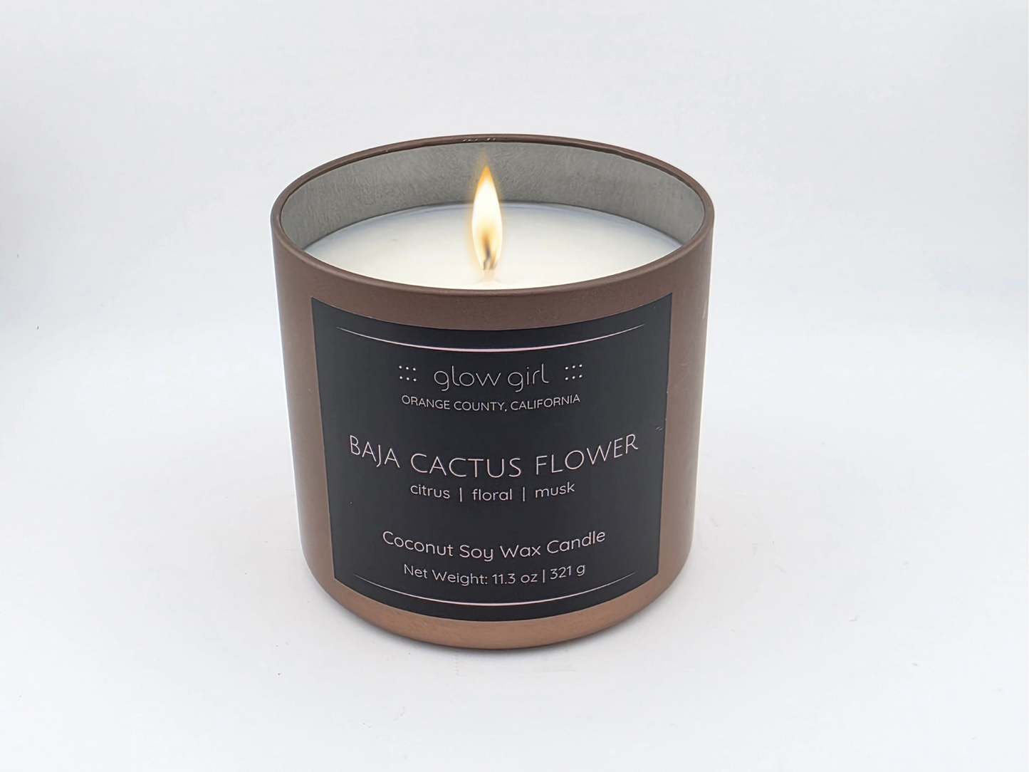 BAJA CACTUS FLOWER (Bronze Tin)