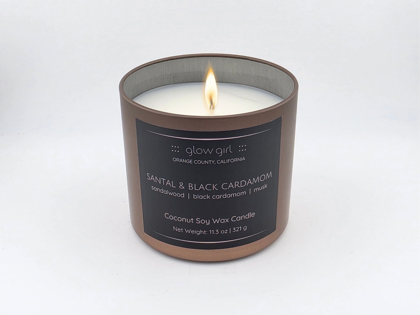 SANTAL & BLACK CARDAMOM (Bronze Tin)