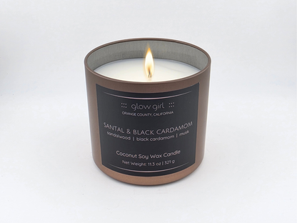 SANTAL & BLACK CARDAMOM (Bronze Tin)